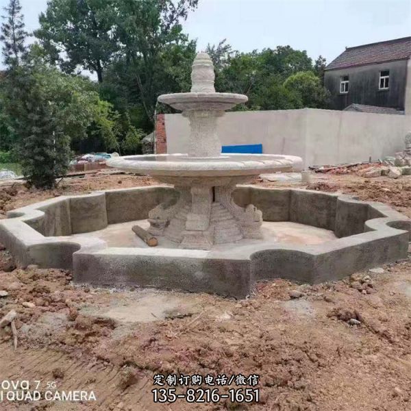 廣場大型石雕噴泉雕塑（1）
