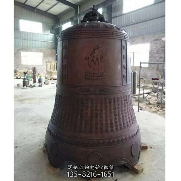 大型寺廟鐵鐘銅鐘 祠堂銅鐘雕塑（2）