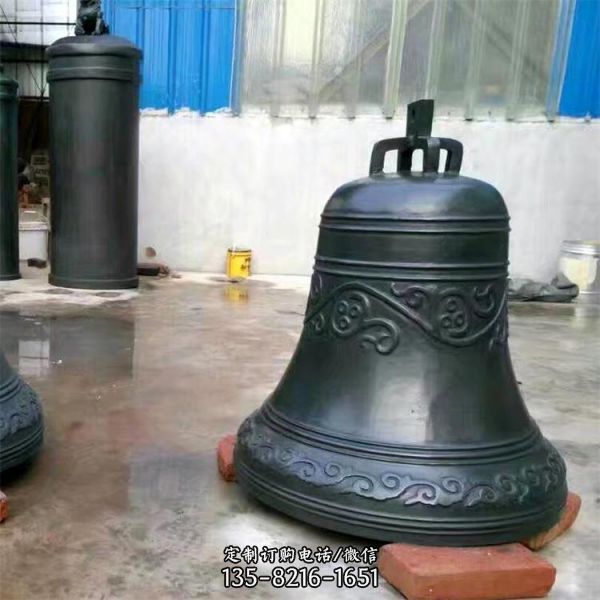 大型寺廟鐵鐘銅鐘 祠堂銅鐘雕塑（3）