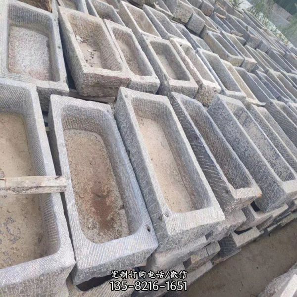 青石仿古石槽庭院戶外養(yǎng)魚(yú)槽（1）