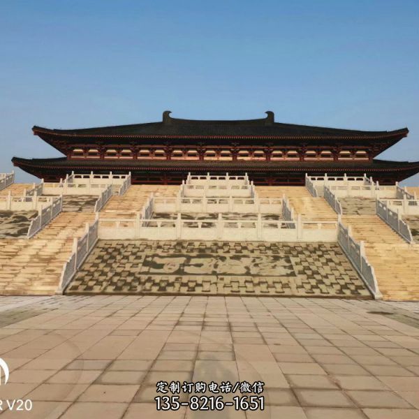 故宮河道仿古石雕園林欄桿欄板雕塑（1）