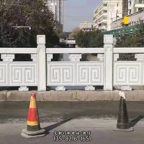 故宮河道仿古石雕園林欄桿欄板雕塑（3）
