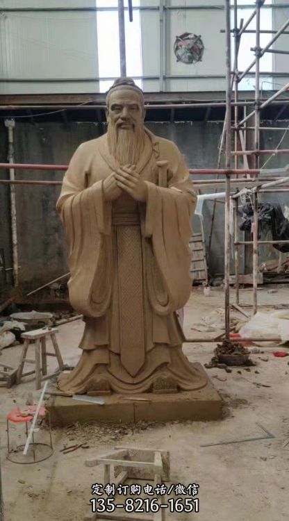石雕校園廣場景區人物景觀雕塑（4）