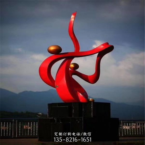 校園 廣場不銹鋼創(chuàng)意標識文化類雕塑（6）
