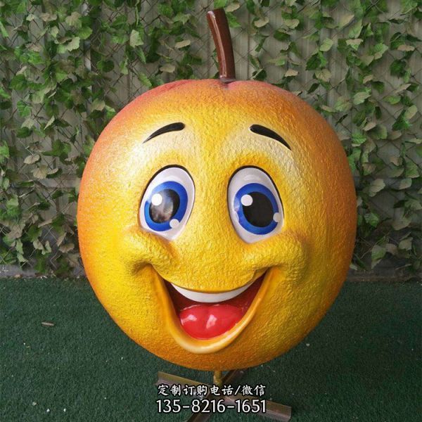 農場游樂園玻璃鋼卡通仿真水果蔬菜雕塑（3）