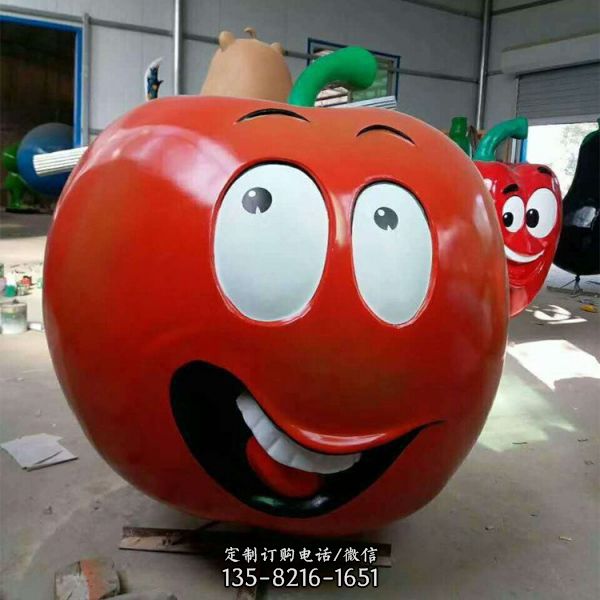 農場游樂園玻璃鋼卡通仿真水果蔬菜雕塑（5）