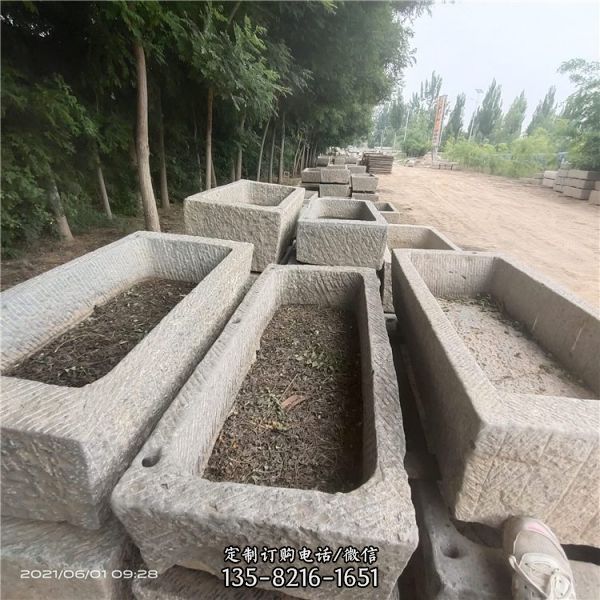仿古流水組合老石槽（2）
