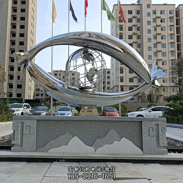 城市廣場不銹鋼創(chuàng)意戶外景觀雕塑（5）