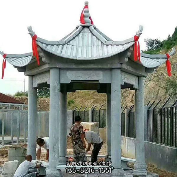 戶外廣場休息乘涼石亭子（3）