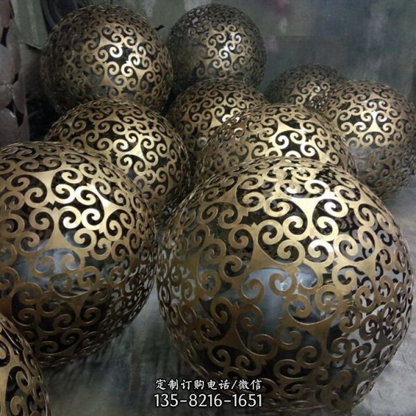 不銹鋼鏤空創意照明鏤空球
