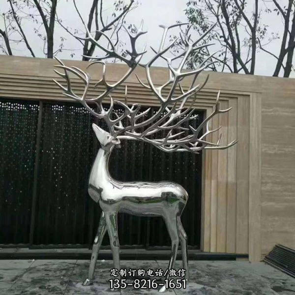 不銹鋼公園抽象藝術景觀雕塑擺件（1）