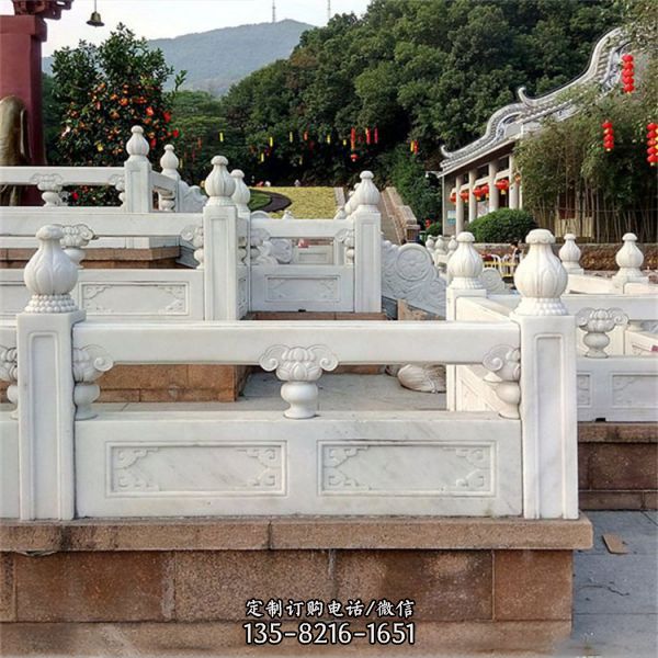 景區(qū)景點大理石石雕戶外園林景觀圍欄雕塑