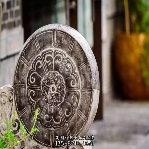 抱鼓石雕塑庭院別墅小區(qū)門口擺件（2）