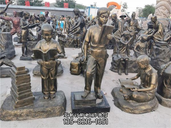 景觀浮雕銅像仿銅民俗小品雕像（3）