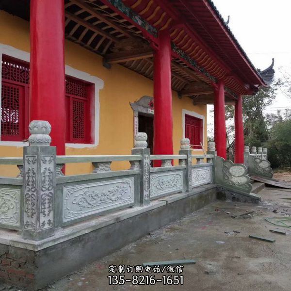 庭院 石雕拱橋園林欄桿欄板雕塑（3）