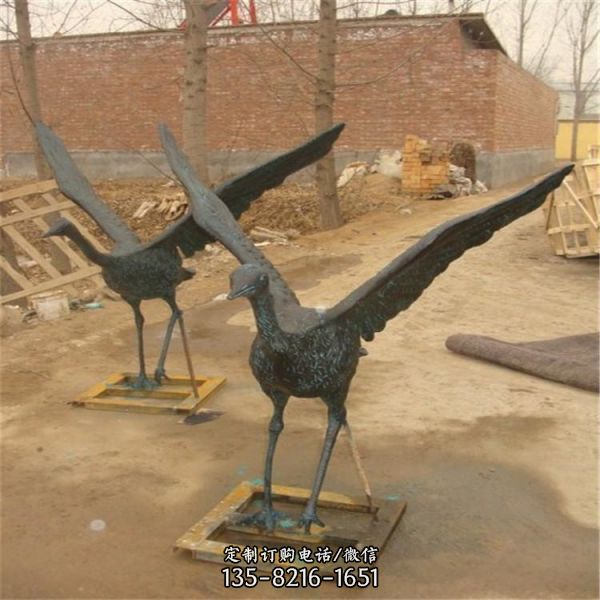 園林廣場大型鑄銅牛動物雕塑工藝品（4）