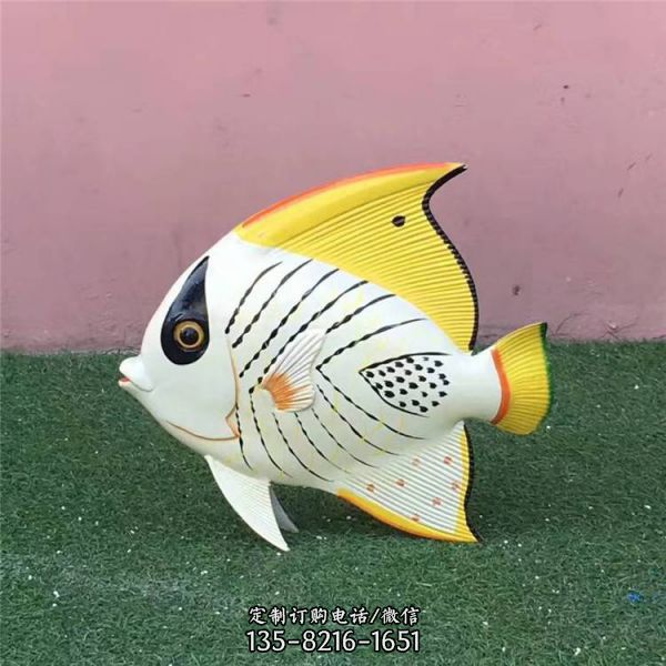 海洋公園玻璃鋼彩繪海洋動物主題雕塑（1）