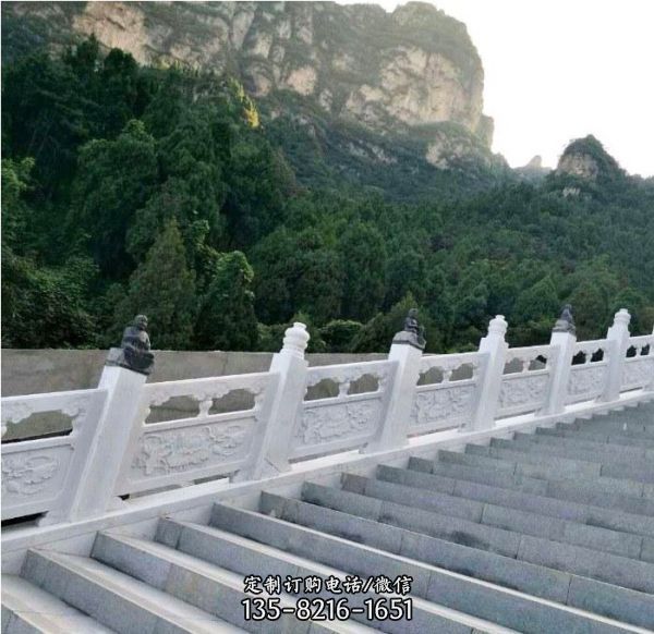 石雕景觀花崗巖橋面石欄桿雕塑（3）