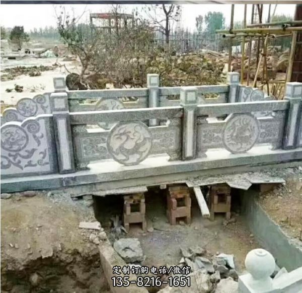 石雕景觀花崗巖橋面石欄桿雕塑（2）