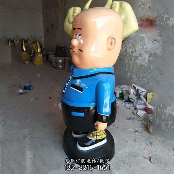 酒店玻璃鋼卡通玩偶雕塑 商場美陳裝飾雕塑（3）