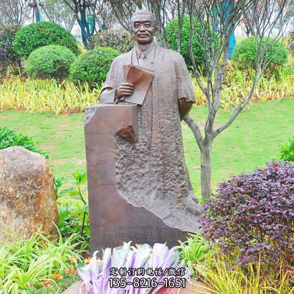 廣場大型石雕園林景觀歷史人物雕塑（5）