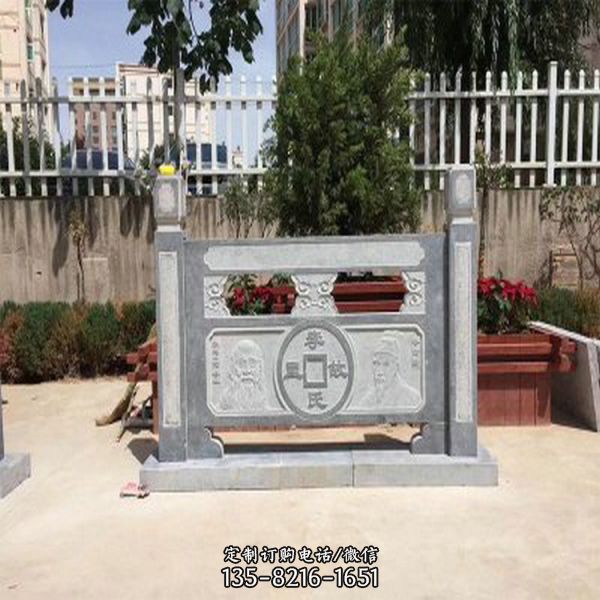 景區(qū)公園擺放大理石雕刻圍欄防護(hù)欄（1）
