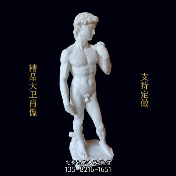 石雕西方人物戶外景區大衛雕塑（5）