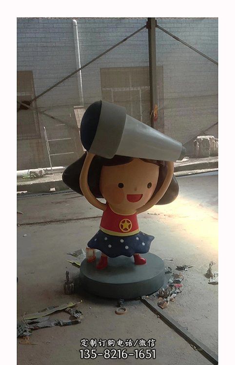 玻璃鋼彩繪卡通商場幼兒園雕塑擺件（2）