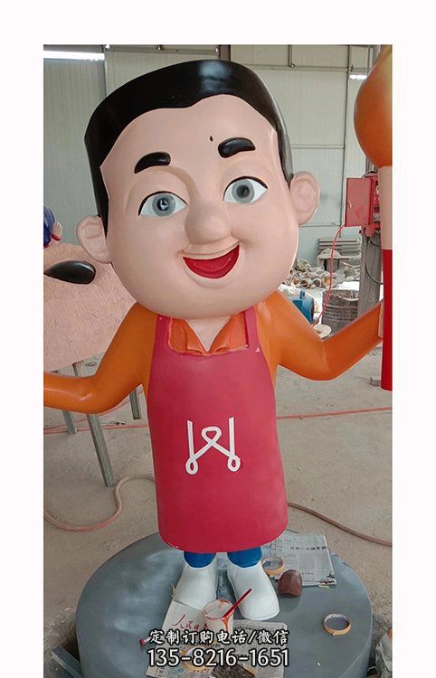 玻璃鋼彩繪卡通商場幼兒園雕塑擺件（5）