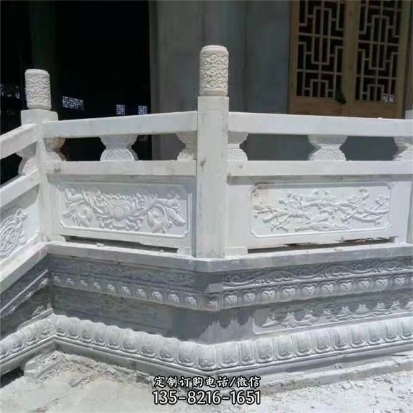 大理石石雕景觀景區(qū)護欄雕塑
