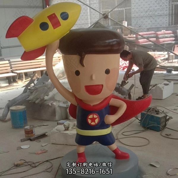 廣場玻璃鋼仿銅戶外園林景觀小區雕塑（5）