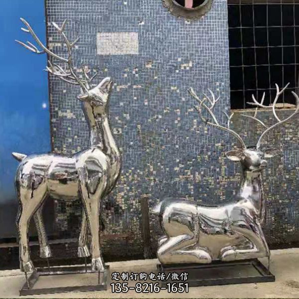 戶(hù)外池塘水景不銹鋼鏤空創(chuàng)意景觀雕塑（4）