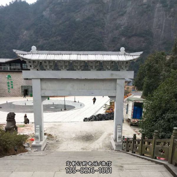 新農村村莊石牌坊雕塑（2）