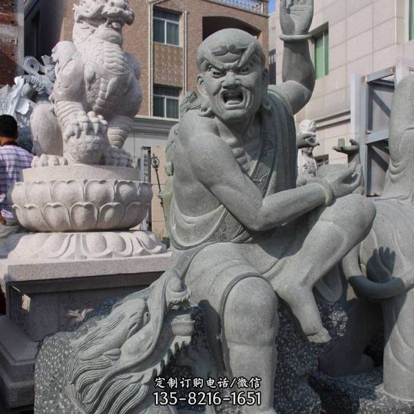 寺廟石雕十八羅漢雕塑（2）