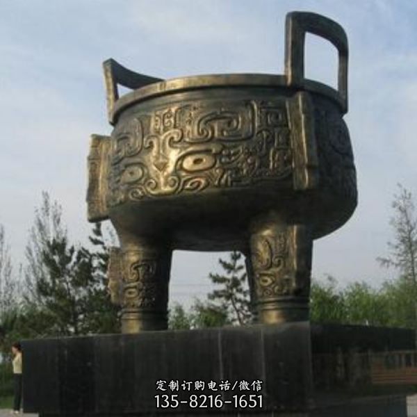 戶外大型青銅器鼎雕塑（3）