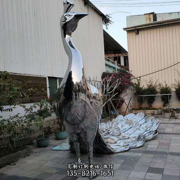 不銹鋼戶外廣場大型抽象創意園林景觀雕塑（1）
