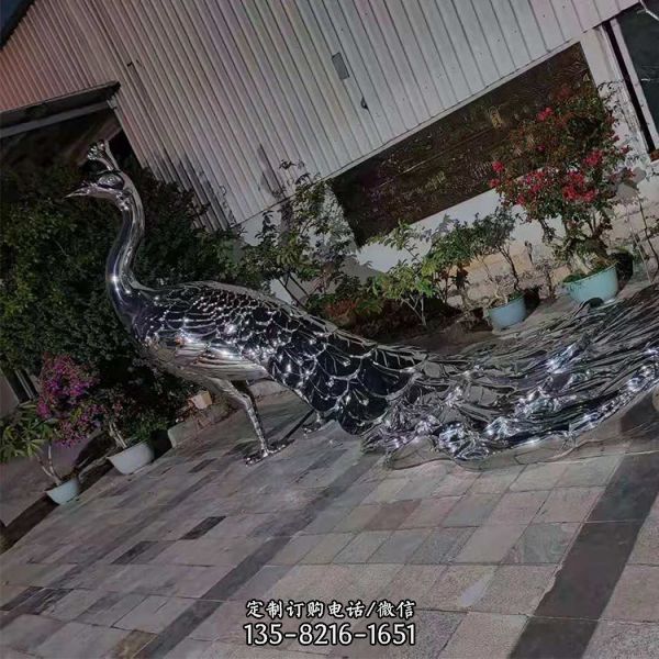 不銹鋼戶外廣場大型抽象創意園林景觀雕塑（2）