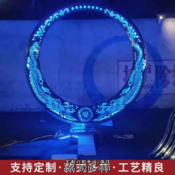 大型戶外不銹鋼主題園林雕塑（4）