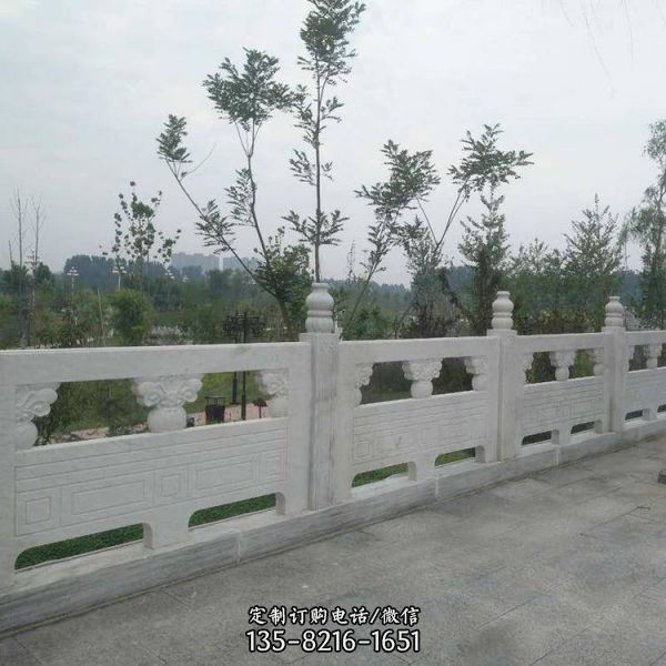 戶外河道大理石 石雕圍欄雕塑（2）