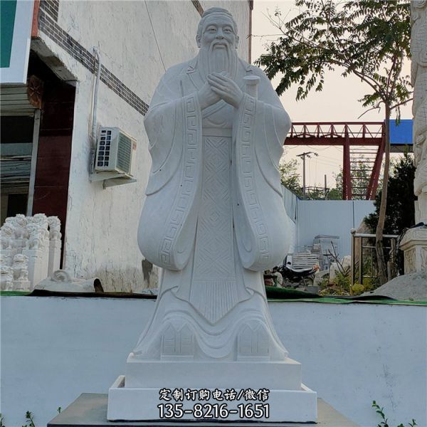 校園古代名人儒家學(xué)派孔子雕塑（5）