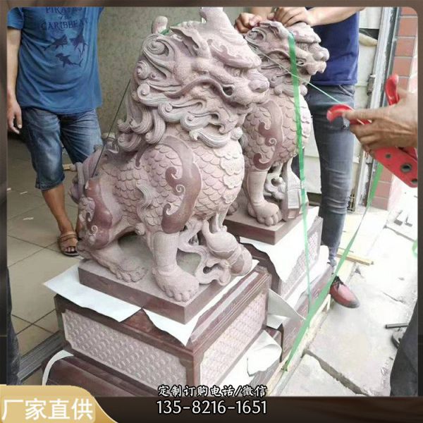 庭院景區大理石雕刻動物雕塑（3）