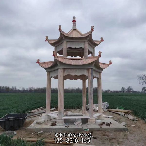 公園景區石雕涼亭雕塑（4）