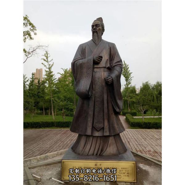 城市景區(qū)玻璃鋼仿銅園林人物雕塑（1）
