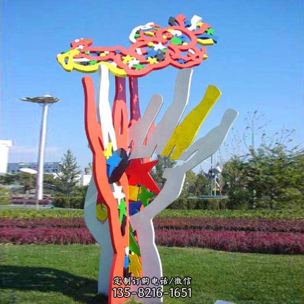 不銹鋼雕塑校園文化主題雕塑作品（3）