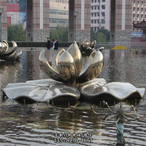 廣場不銹鋼戶外大型園林水景景觀雕塑（1）