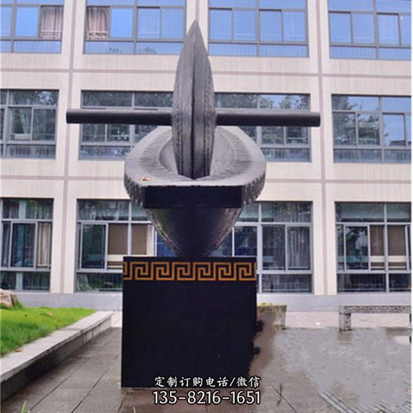 玻璃鋼仿銅民俗人物雕塑公園商業(yè)街景觀小品（2）