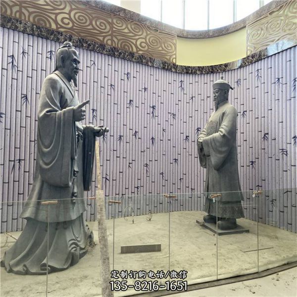 校園景區(qū)展廳古代人物雕塑（2）