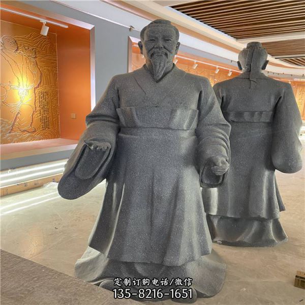 校園景區(qū)展廳古代人物雕塑（4）
