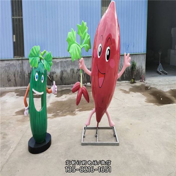 廣場游樂園玻璃鋼卡通彩繪景觀雕塑
