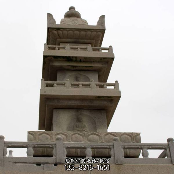 寺廟戶外石雕佛塔雕塑（2）